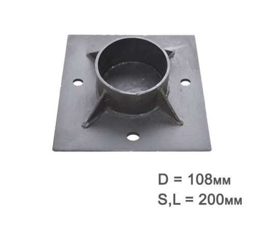 Купить Оголовок для винтовых свай 108х200мм